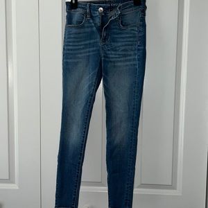 american eagle jeans, high-rise jeggings